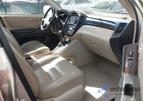 2003 Toyota Highlander Limited V6 из США, поврежденный, VIN JTEGF21A530109649